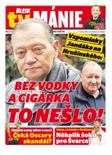 E-magazín Blesk Tv manie - 27.2.2016 - CZECH NEWS CENTER a. s.
