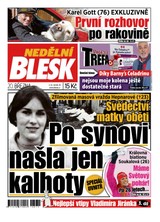 E-magazín Nedělní Blesk - 20.3.2016 - CZECH NEWS CENTER a. s.
