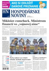 E-magazín Hospodárske noviny 29.03.2016 - MAFRA Slovakia, a.s.