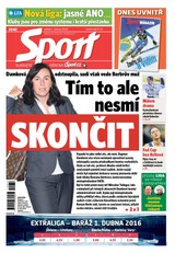 E-magazín Sport - 1.4.2016 - CZECH NEWS CENTER a. s.