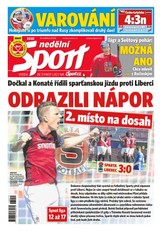 E-magazín Nedělní Sport - 8.5.2016 - CZECH NEWS CENTER a. s.