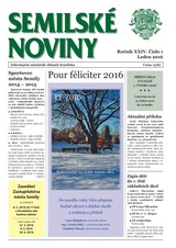 Semilské Noviny - 1/2016