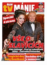 E-magazín Blesk Tv manie - 26.11.2016 - CZECH NEWS CENTER a. s.