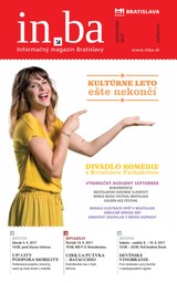 E-magazín inba 9/2017 - Redakcia magazínu in.ba, Oddelenie marketingu a vzťahov s verejnosťou Kancelária primátora Hlavného mesta SR Bratislava