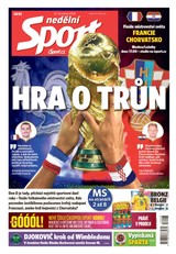 E-magazín Nedělní Sport - 15.7.2018 - CZECH NEWS CENTER a. s.