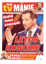 E-magazín Blesk Tv manie - 8.9.2018 - CZECH NEWS CENTER a. s.