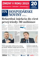 E-magazín Hospodárske noviny 03.01.2019 - MAFRA Slovakia, a.s.