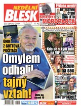 E-magazín Nedělní Blesk - 30.6.2019 - CZECH NEWS CENTER a. s.