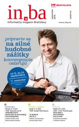 E-magazín inba 9-2019 - Redakcia magazínu in.ba, Oddelenie marketingu a vzťahov s verejnosťou Kancelária primátora Hlavného mesta SR Bratislava