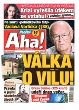 E-magazín Nedělní AHA! - 9.2.2020 - CZECH NEWS CENTER a. s.