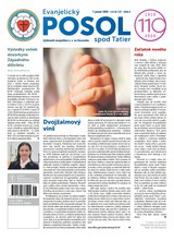 E-magazín Evanjelický POSOL spod Tatier 1-2020 - TRANOSCIUS a.s.