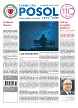 E-magazín Evanjelický POSOL spod Tatier 10-2020 - TRANOSCIUS a.s.