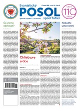 E-magazín Evanjelický POSOL spod Tatier 11-2020 - TRANOSCIUS a.s.