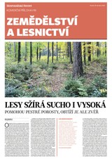 E-magazín HN 146 - 30.07.2020 Zemědělství a lesnictví - Economia, a.s.