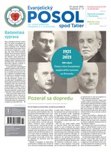 E-magazín Evanjelický POSOL spod Tatier 3-4-2021 - TRANOSCIUS a.s.