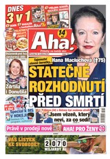 E-magazín AHA! - 20.5.2021 - CZECH NEWS CENTER a. s.