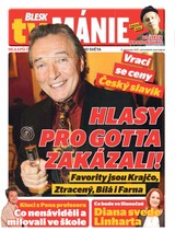 E-magazín Blesk Tv manie - 13.11.2021 - CZECH NEWS CENTER a. s.