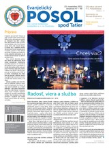 E-magazín Evanjelický POSOL spod Tatier 47-48 - TRANOSCIUS a.s.