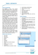 Katalog IS Trilex Modul účetnictví - TRINIDON, spol. s r.o. 