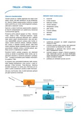 Katalog IS Trilex modul Výroba - TRINIDON, spol. s r.o. 