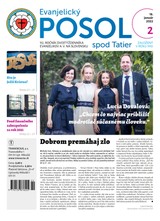 E-magazín Evanjelický POSOL spod Tatier 2-2022 - TRANOSCIUS a.s.