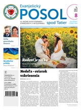 E-magazín Evanjelický POSOL spod Tatier 08-2022  - TRANOSCIUS a.s.