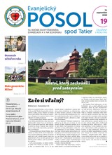 E-magazín Evanjelický POSOL spod Tatier 19-2022 - TRANOSCIUS a.s.