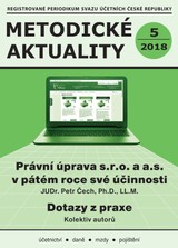 E-magazín Metodické aktuality Svazu účetních 5/2018 - Svaz účetních České republiky, z. s.