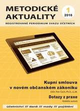E-magazín Metodické aktuality Svazu účetních 1/2016 - Svaz účetních České republiky, z. s.