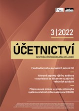 E-magazín Účetnictví nevýdělečných organizací a obcí 3/2022 - Svaz účetních České republiky, z. s.