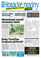 E-magazín Horácké Noviny Čtvrtek 21.5.2020 č. 036 - Horácké noviny