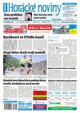 E-magazín Horácké Noviny Pátek 10.6.2016 č.045 - Horácké noviny