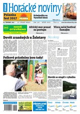 E-magazín Horácké Noviny Úterý 25.7.2017 č. 055 - Horácké noviny