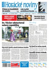 E-magazín Horácké Noviny Středa 3.10.2018  č. 073 - Horácké noviny