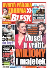 E-magazín Blesk - 15.09.2025 - CZECH NEWS CENTER a. s.