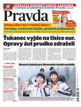 Denník Pravda 10. 3. 2026