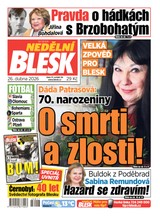 E-magazín NEDĚLNÍ BLESK - 26.04.2026 - CZECH NEWS CENTER a. s.