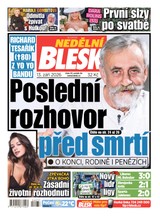 E-magazín NEDĚLNÍ BLESK - 13.09.2026 - CZECH NEWS CENTER a. s.