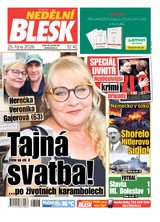 E-magazín NEDĚLNÍ BLESK - 25.10.2026 - CZECH NEWS CENTER a. s.