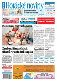 E-magazín Horácké Noviny Pátek 31.7.2015 č. 59 - Horácké noviny