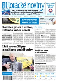 E-magazín Horácké Noviny úterý 21.4.2015 č. 32 - Horácké noviny