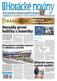 E-magazín Horácké Noviny Čtvrtek 15.12.2022 č. 050 - Horácké noviny