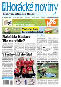 E-magazín Horácké Noviny Pátek 8.7.2022 č.027 - Horácké noviny