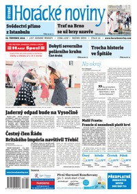 E-magazín Horácké Noviny Úterý 19.7.2016 č. 055 - Horácké noviny