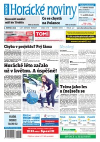 E-magazín Horácké Noviny Pátek 3.6.2016 č.043 - Horácké noviny
