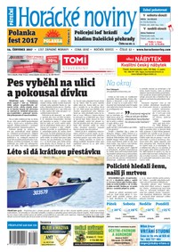 E-magazín Horácké Noviny Pátek 14.7.2017 č. 052 - Horácké noviny