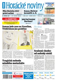E-magazín Horácké Noviny Úterý 20.6.2017 č. 046 - Horácké noviny