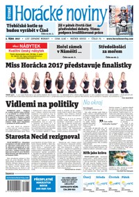 E-magazín Horácké Noviny Úterý 3.10.2017 č. 075 - Horácké noviny