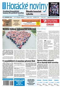 E-magazín Horácké Noviny Středa 20.11.2019 č. 088 - Horácké noviny