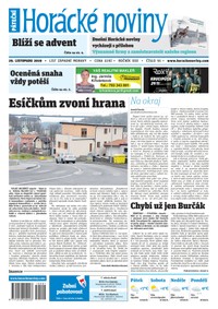 E-magazín Horácké Noviny Pátek 29.11.2019 č. 091 - Horácké noviny